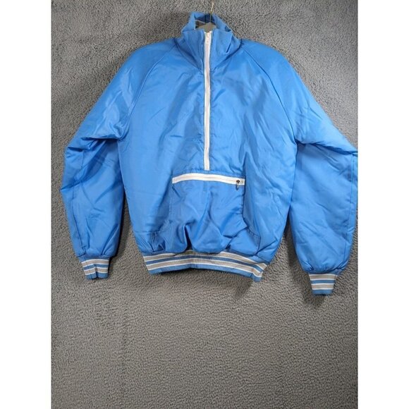 Butwin Other - Vintage Butwin Jacket XS Nylon Varsity Style Lined  Front Zip Pocket Blue Gray